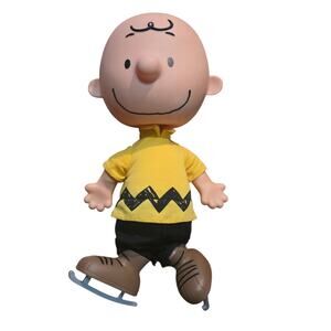 Vintage Peanuts Charlie Brown 13″ Animated Battery Doll Figure